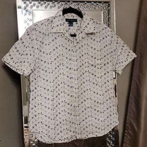 French Connection Men's Short Sleeve Shirt